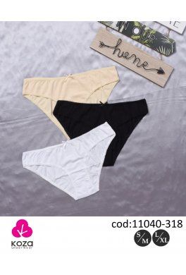 TM Koza Трусики Слипы женские 11040_508  S/M  (3шт/уп)